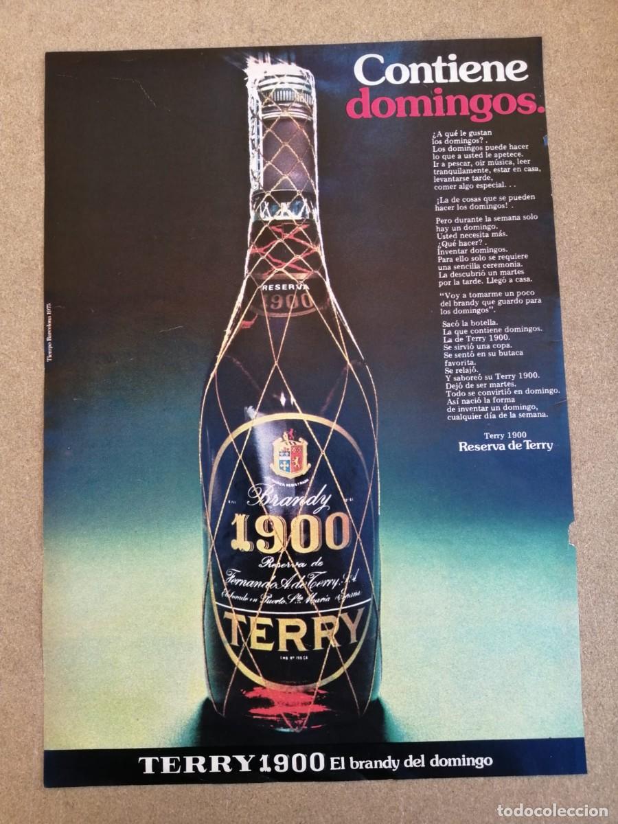 Otros Art&iacute;culos de Coleccionismo en Papel: ANUNCIO. BRANDY 1900, DE TERRY