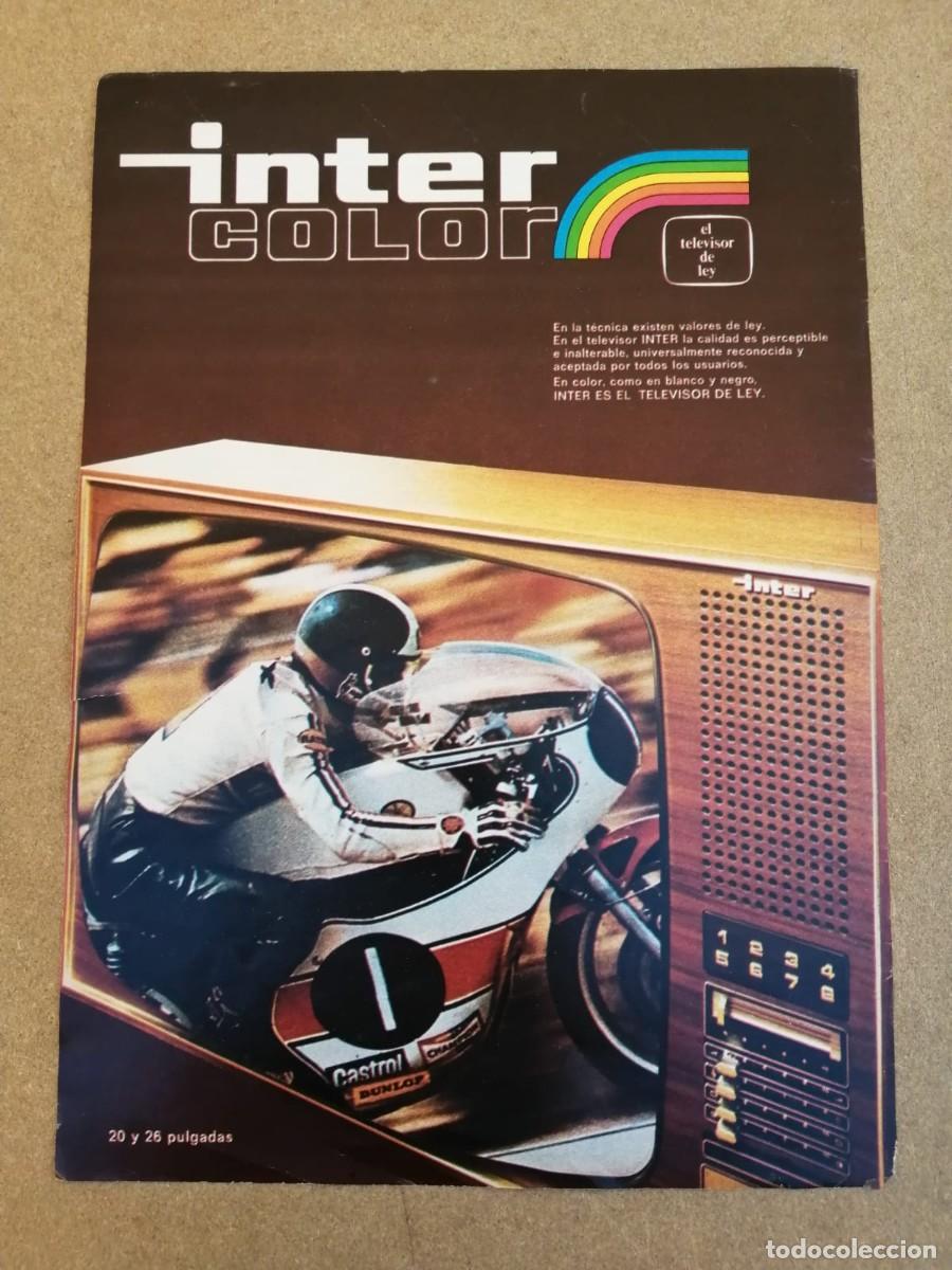 Otros Art&iacute;culos de Coleccionismo en Papel: ANUNCIO. INTER COLOR, TELEVISORES