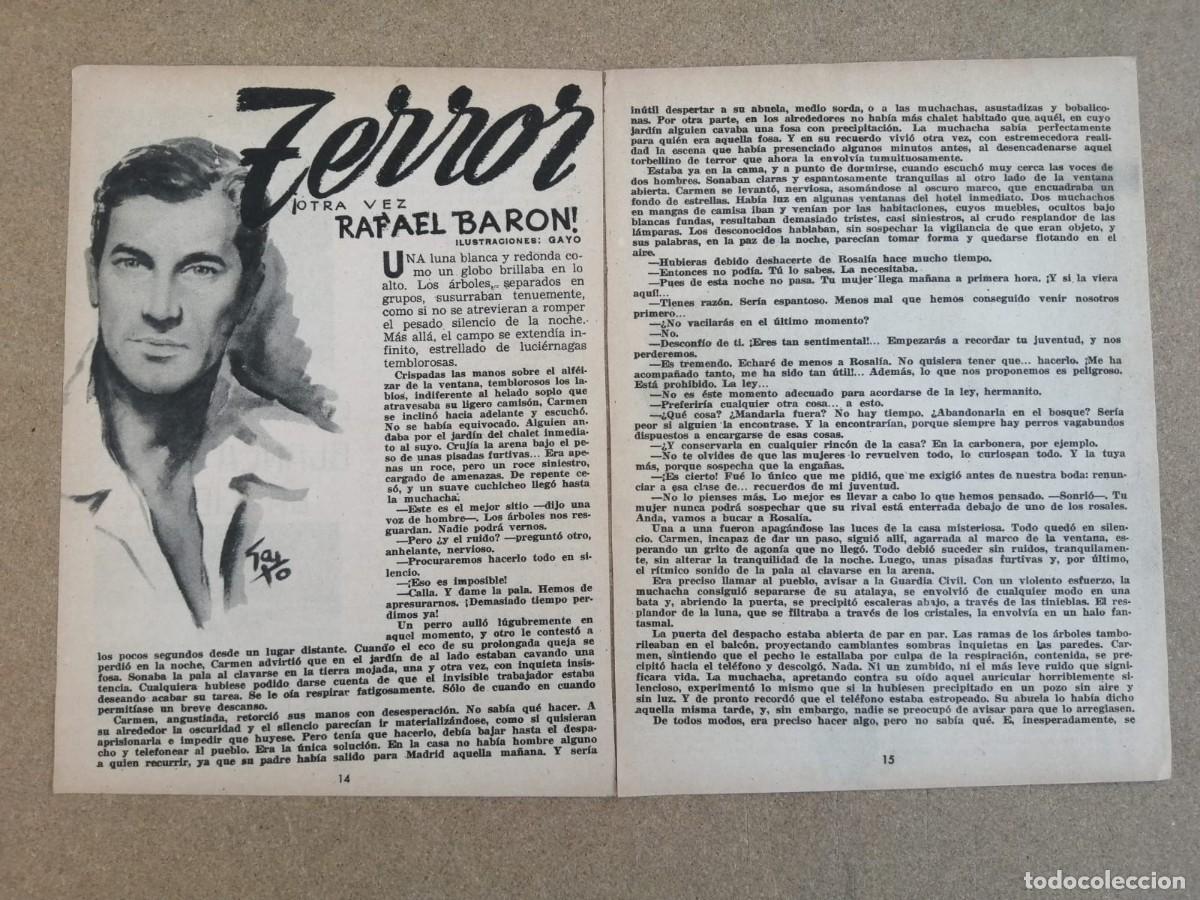 Otros Art&iacute;culos de Coleccionismo en Papel: RELATO REVISTA CHICAS. TERROR (RAFAEL BARON)