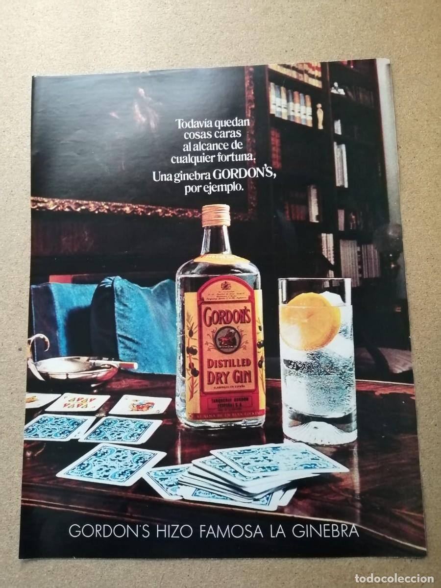Otros Art&iacute;culos de Coleccionismo en Papel: ANUNCIO. GINEBRA GORDON'S