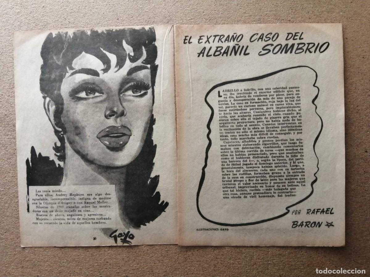 Otros Art&iacute;culos de Coleccionismo en Papel: RELATO REVISTA CHICAS. EL EXTRA&Ntilde;O CASO DEL ALBA&Ntilde;IL SOMBRIO (RAFAEL BARON)