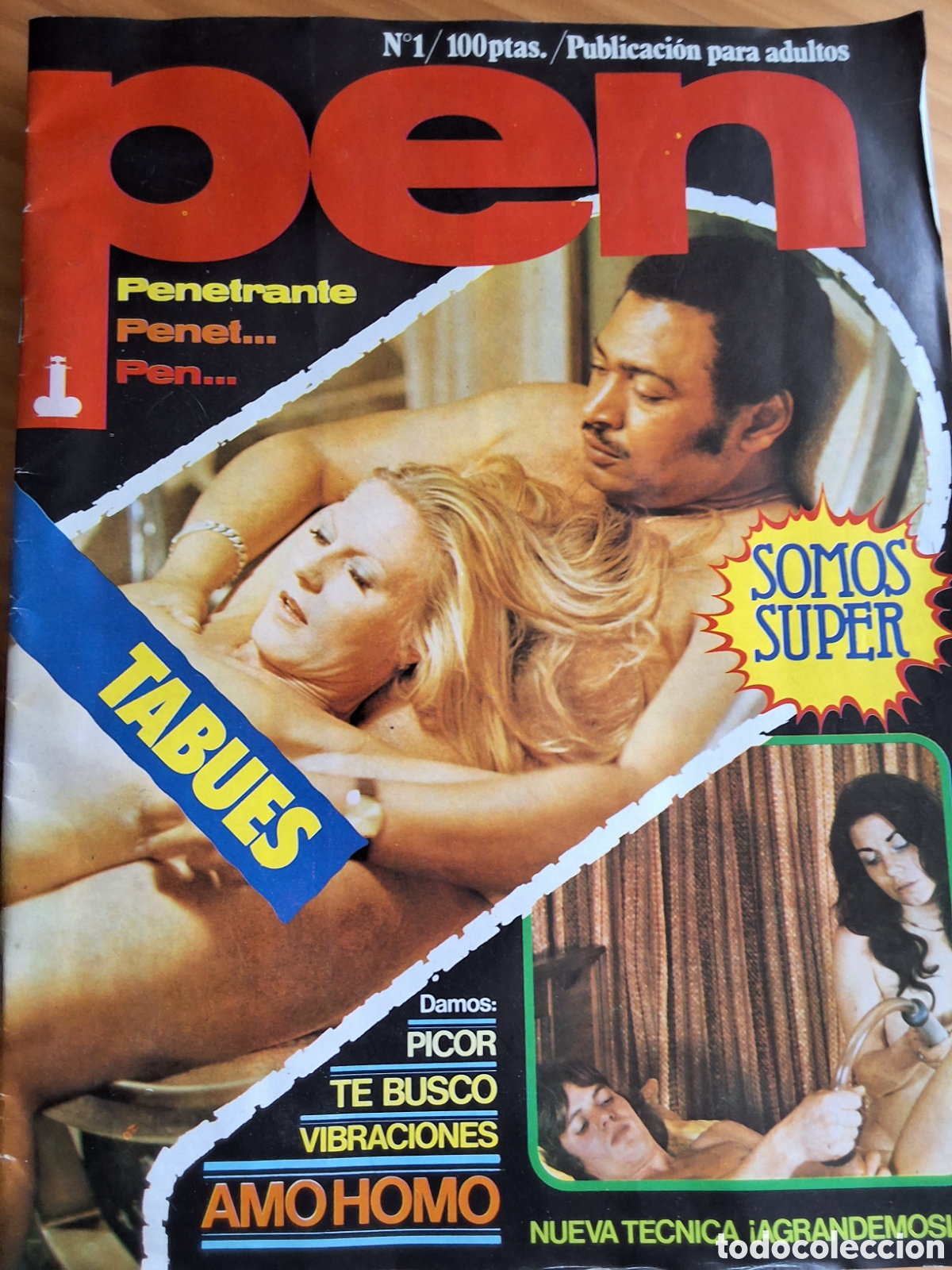 Otros Art&iacute;culos de Coleccionismo en Papel: Pen revista erotica desnudos mujeres n&uacute;mero 1 a&ntilde;o 1978
