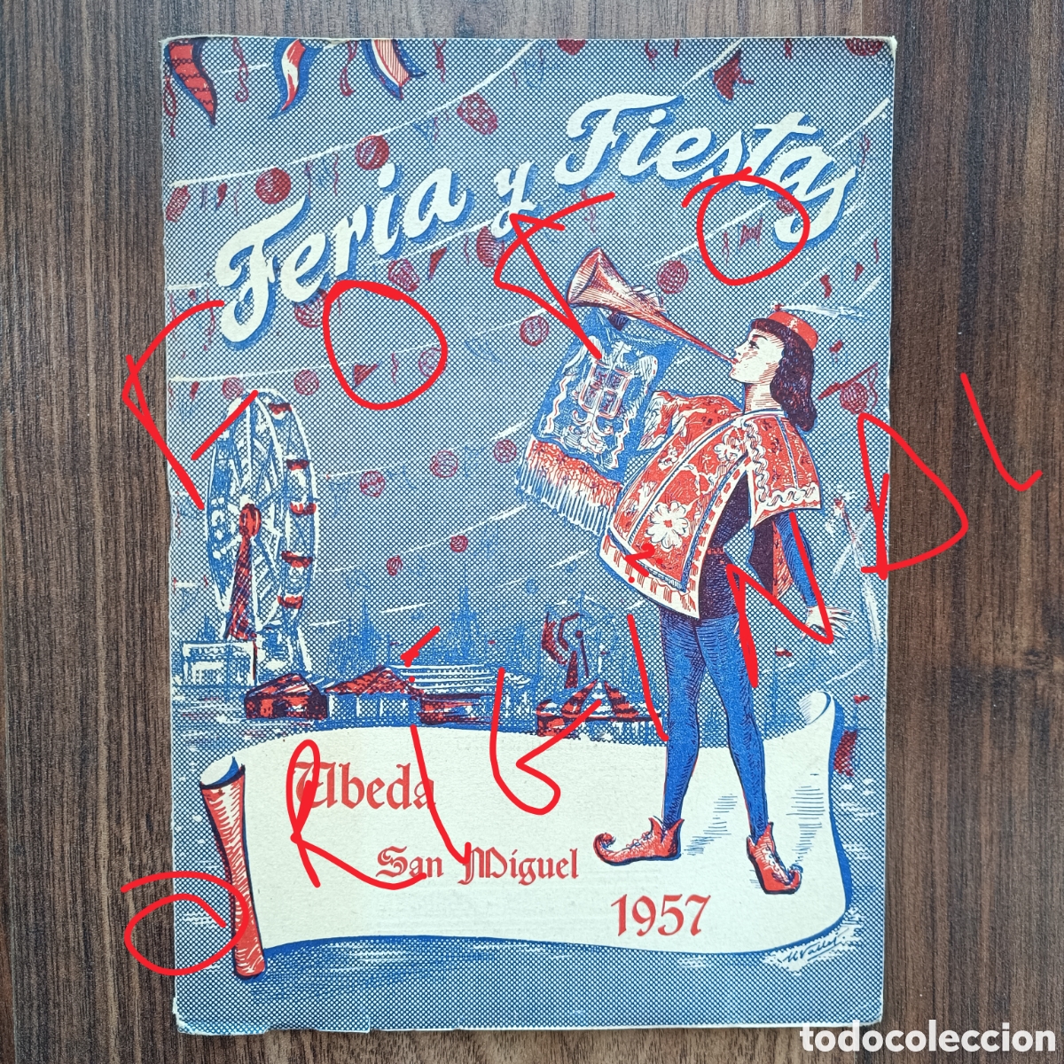Otros Art&iacute;culos de Coleccionismo en Papel: Programa de feria Antiguo de &Uacute;beda 1957