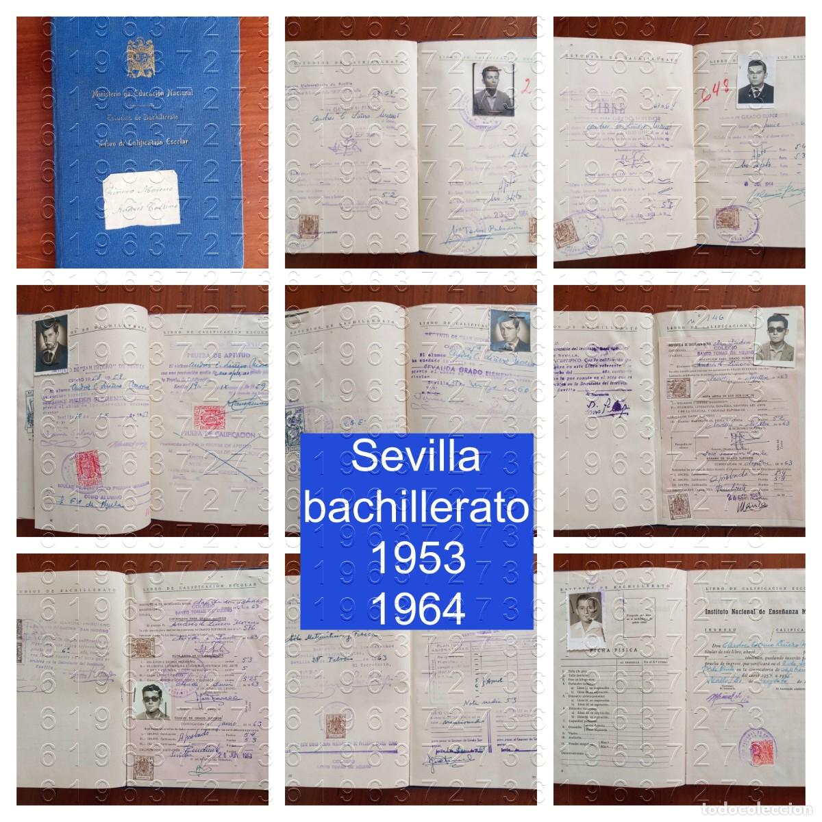 Outros artigos de papel: SEVILLA LIBRO DE CALIFICACION ESCOLAR MUCHAS FOTOS 1953 U78