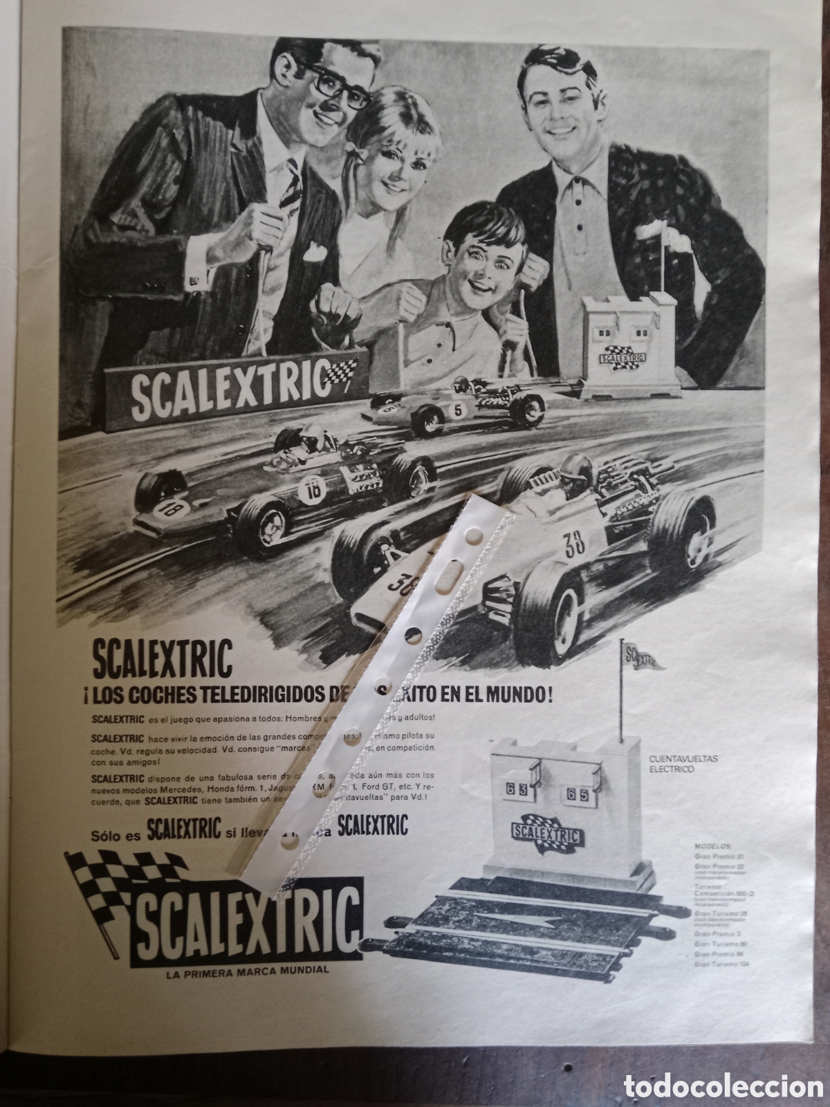 Otros Art&iacute;culos de Coleccionismo en Papel: Publicidad autom&oacute;vil Scalextric de 1968