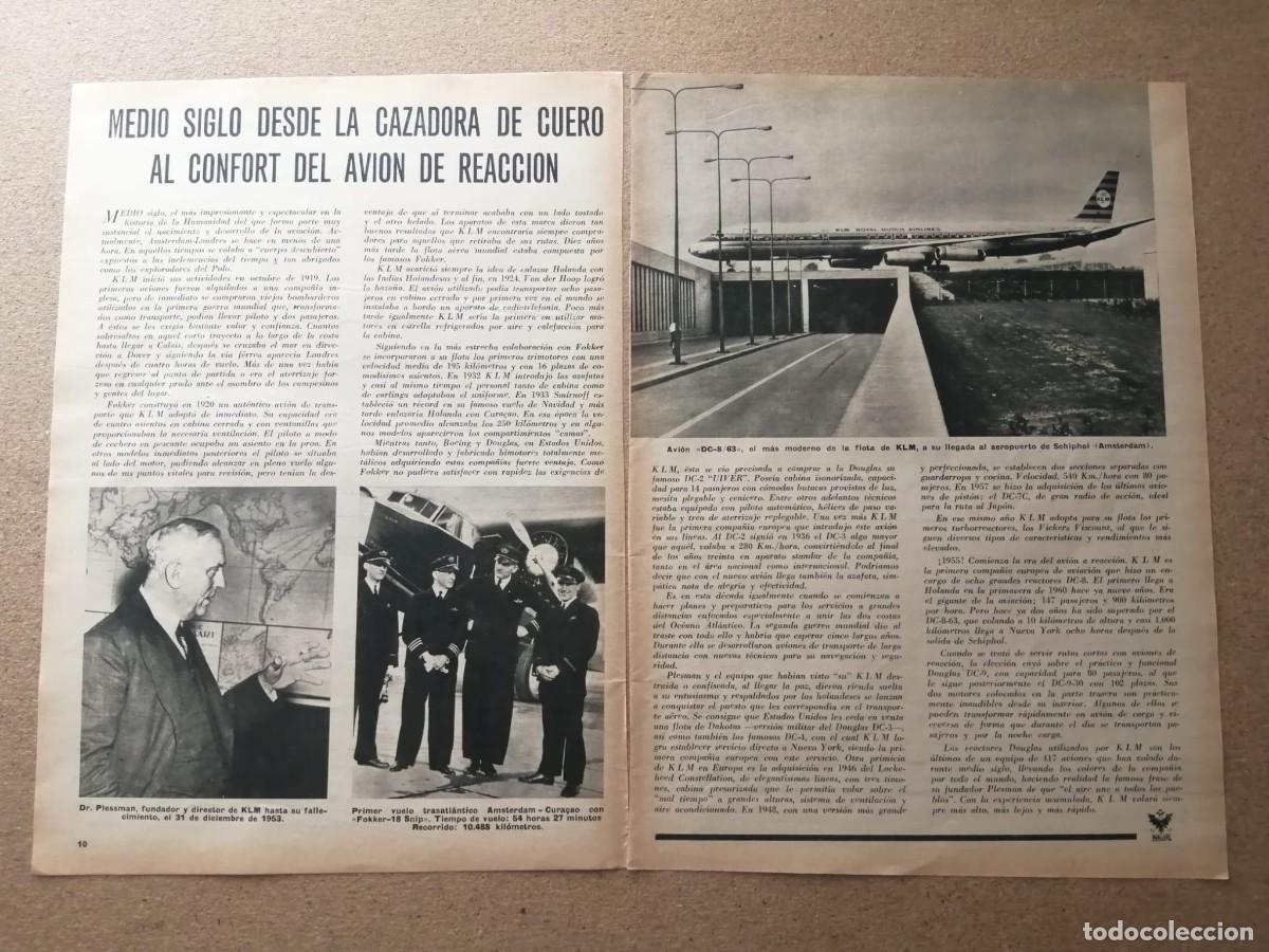Paper Collecting Others: REPORTAJE. MEDIO SIGLO DE LA CAZADORA DE CUERO AL CONFORT DE LA AVIACION