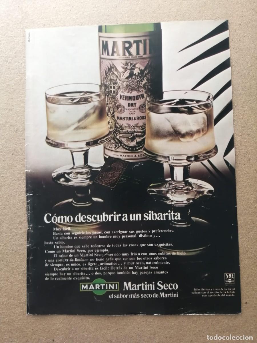 Otros Art&iacute;culos de Coleccionismo en Papel: ANUNCIO. MARTINI SECO