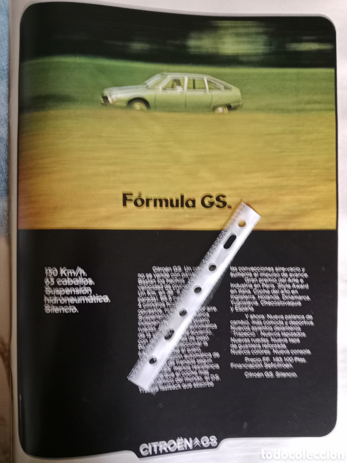 Otros Art&iacute;culos de Coleccionismo en Papel: Publicidad autom&oacute;vil Citroen Gs de 1974