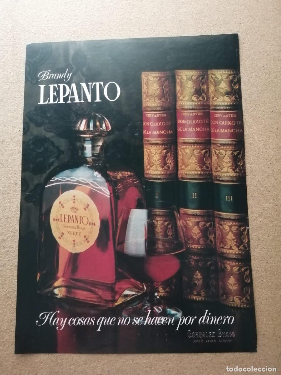 Otros Art&iacute;culos de Coleccionismo en Papel: ANUNCIO. BRANDY LEPANTO