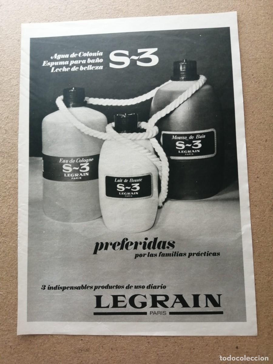 Otros Art&iacute;culos de Coleccionismo en Papel: ANUNCIO. COLONIAS S3, DE LEGRAIN