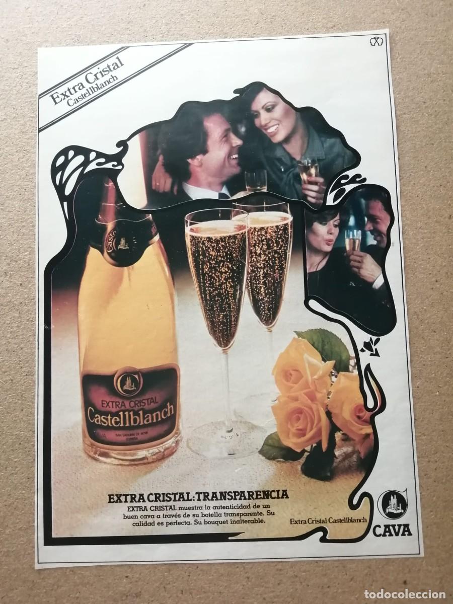 Otros Art&iacute;culos de Coleccionismo en Papel: ANUNCIO. CAVA CASTELLBLANCH EXTRA CRISTAL