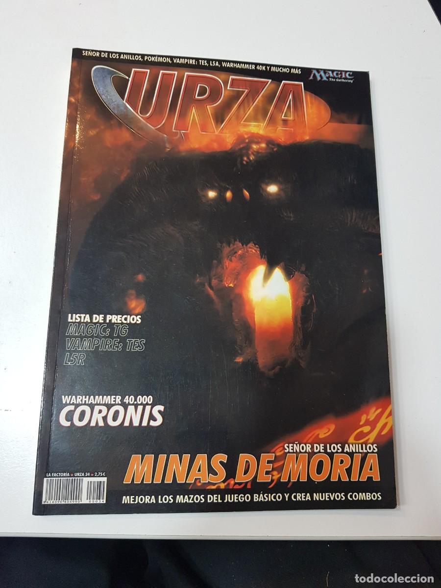 Otros Art&iacute;culos de Coleccionismo en Papel: Revista sobre juegos de cartas coleccionables URZA Num 34