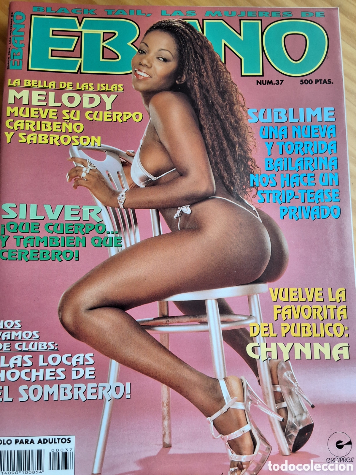 Otros Art&iacute;culos de Coleccionismo en Papel: Ebano revista erotica espa&ntilde;ola desnudos chicas de color n&uacute;mero 37 a&ntilde;o 1997/6