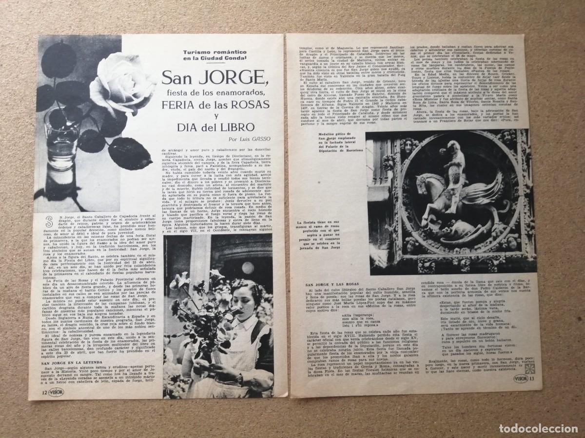 Otros Art&iacute;culos de Coleccionismo en Papel: REPORTAJE. SAN JORGE, FERIA DE LOS ENAMORADOS, FERIA DE LAS ROSAS Y DIA DEL LIBRO