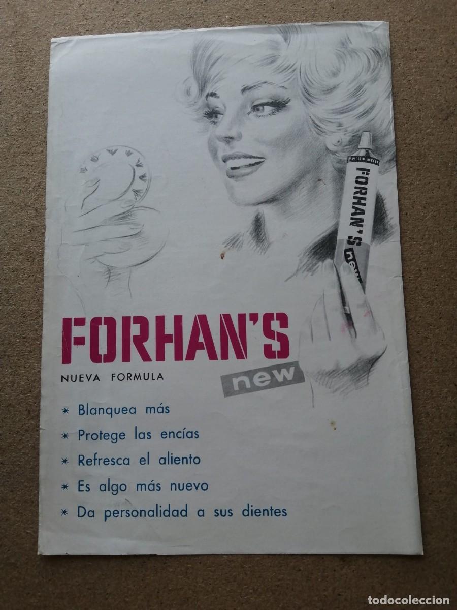 Otros Art&iacute;culos de Coleccionismo en Papel: ANUNCIO. DENTRIFICO FORHAN'S