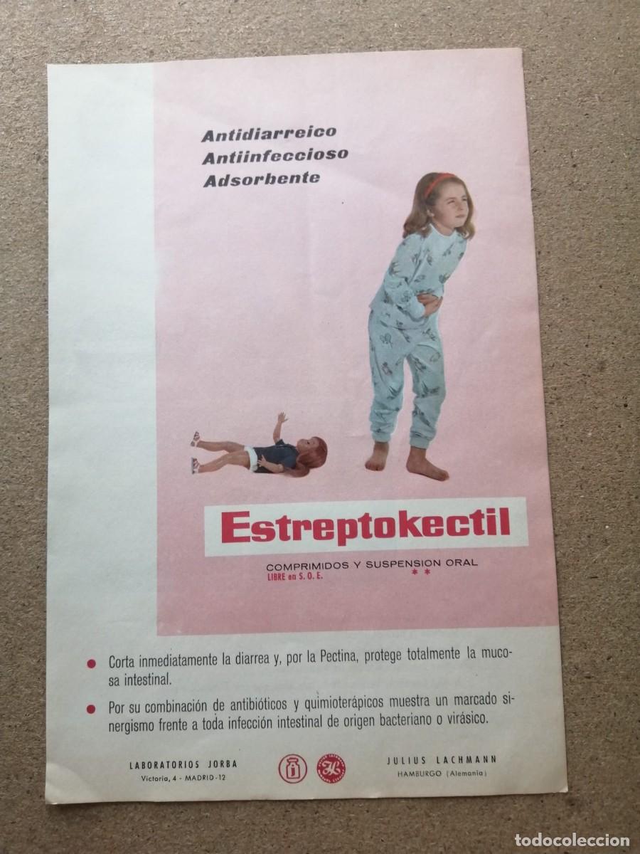 Sammelleidenschaft Andere Papierartikel: ANUNCIO. ESTREPTOKECTIL, COMPRIMIDOS Y SUSPENSION ORAL