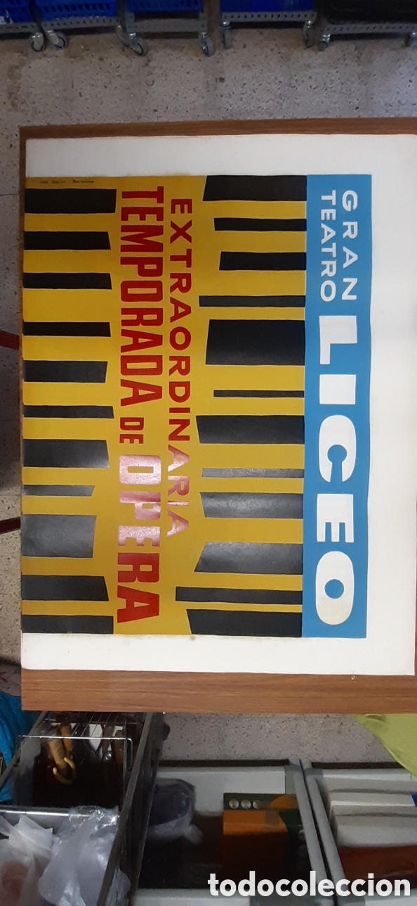 Otros Art&iacute;culos de Coleccionismo en Papel: Poster del LICEO a&ntilde;os50's.
