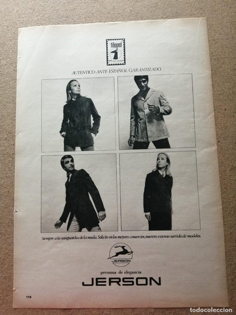 Otros Art&iacute;culos de Coleccionismo en Papel: ANUNCIO. JERSON A LA VANGUARDIA DE LA MODA