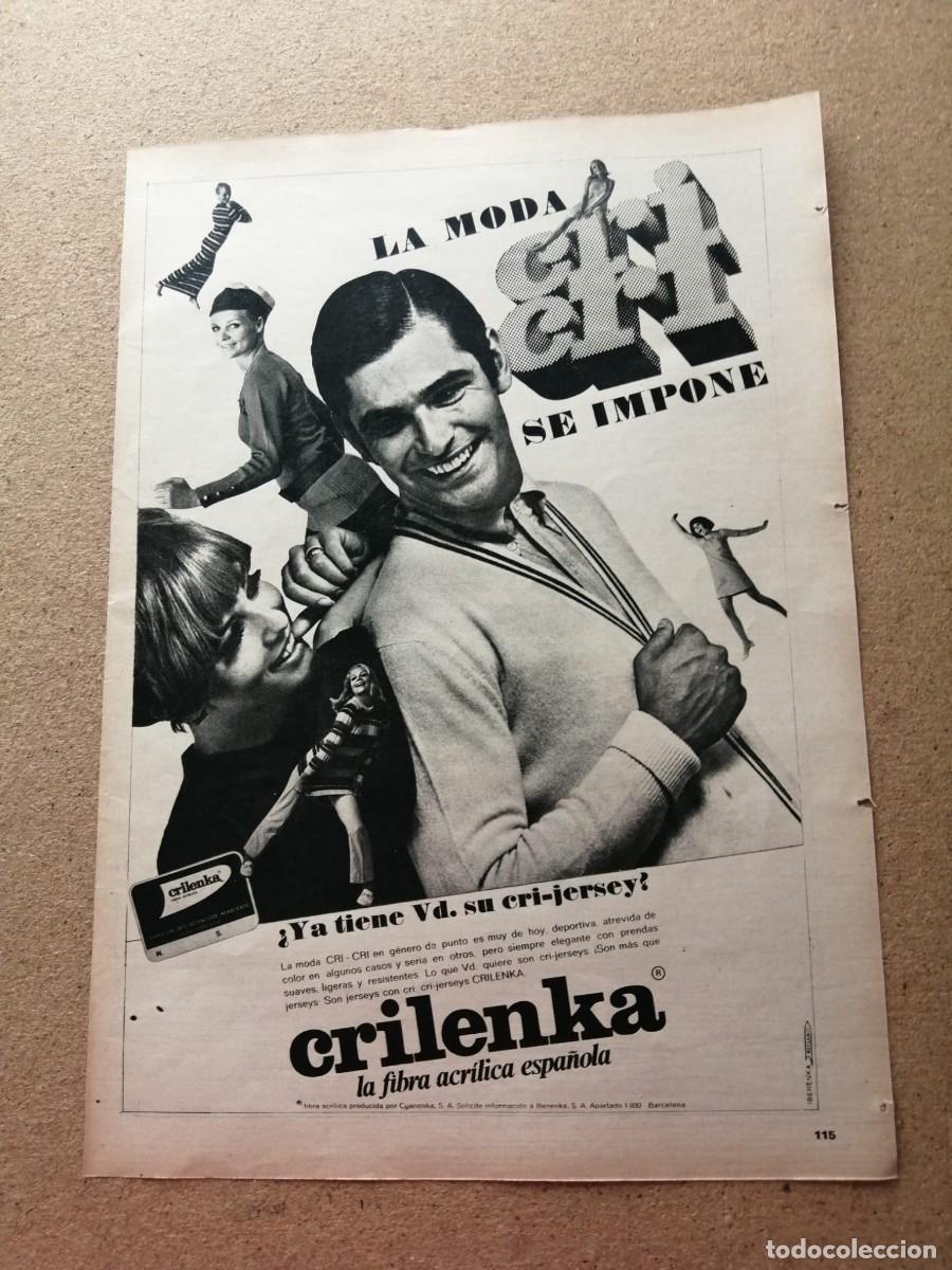 Collectionnisme Papier divers: ANUNCIO. CRILENKA, LA MODA CRI CRI SE IMPONE