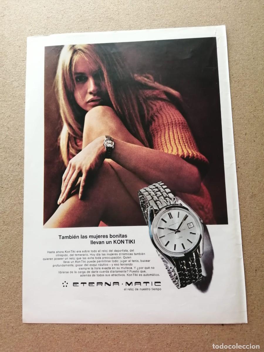 Otros Art&iacute;culos de Coleccionismo en Papel: ANUNCIO. RELOJ KON TIKI, DE ETERNA MATIC