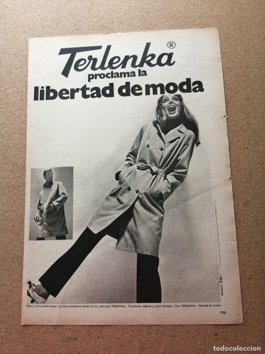 Otros Art&iacute;culos de Coleccionismo en Papel: ANUNCIO. TERLENKA PROCLAMA LA LIBERTAD DE MODA