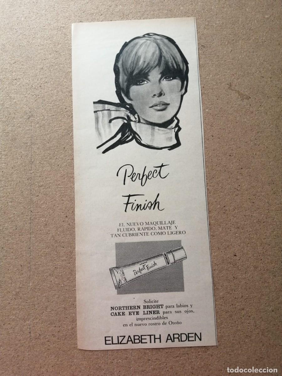 Otros Art&iacute;culos de Coleccionismo en Papel: ANUNCIO. MAQUILLAJE PERFECT FINISH, ELIZABETH ARDEN