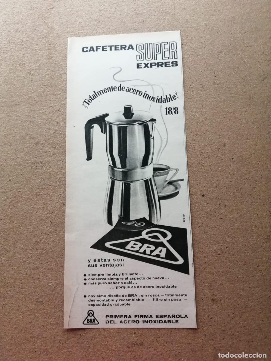 Otros Art&iacute;culos de Coleccionismo en Papel: ANUNCIO. CAFETERA SUPER EXPRESS BRA