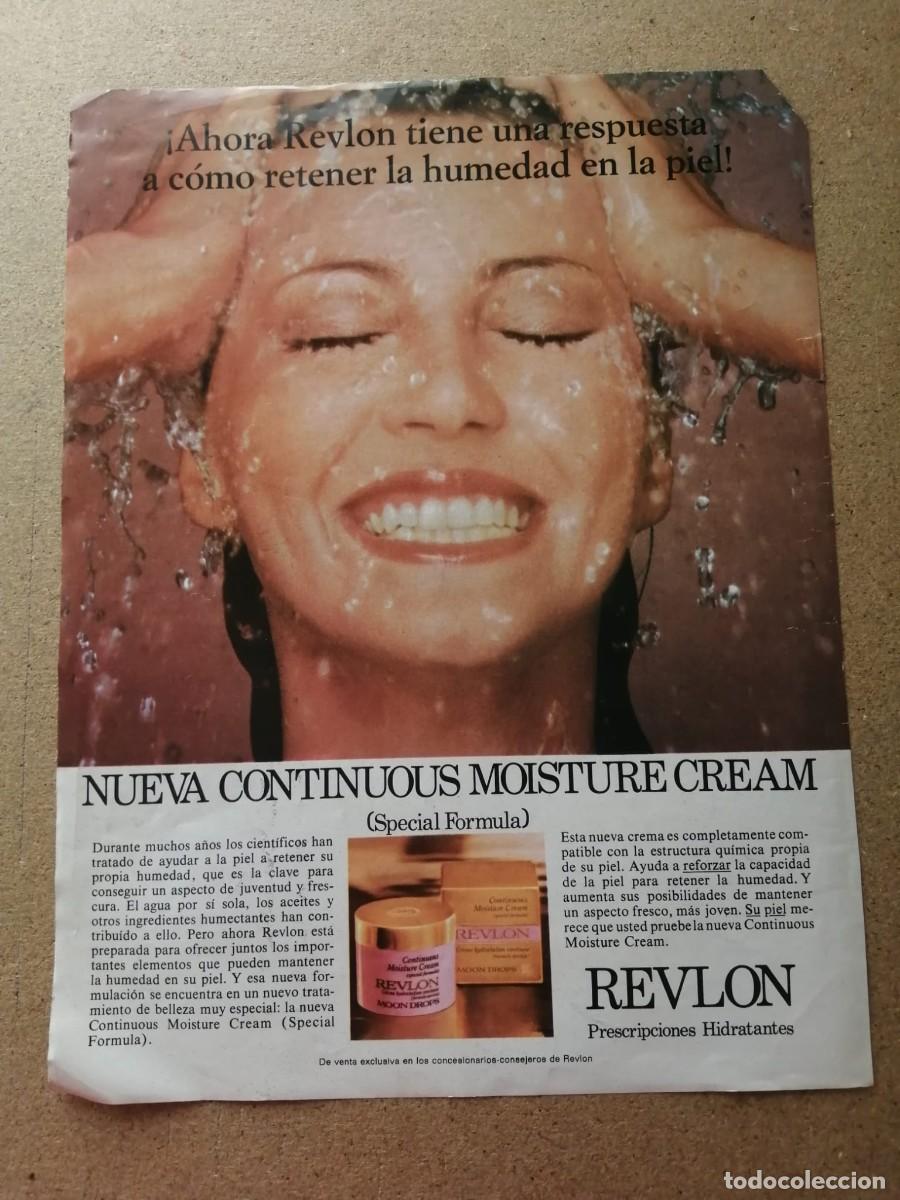 Otros Art&iacute;culos de Coleccionismo en Papel: ANUNCIO. CREMA HIDRATANTE REVLON