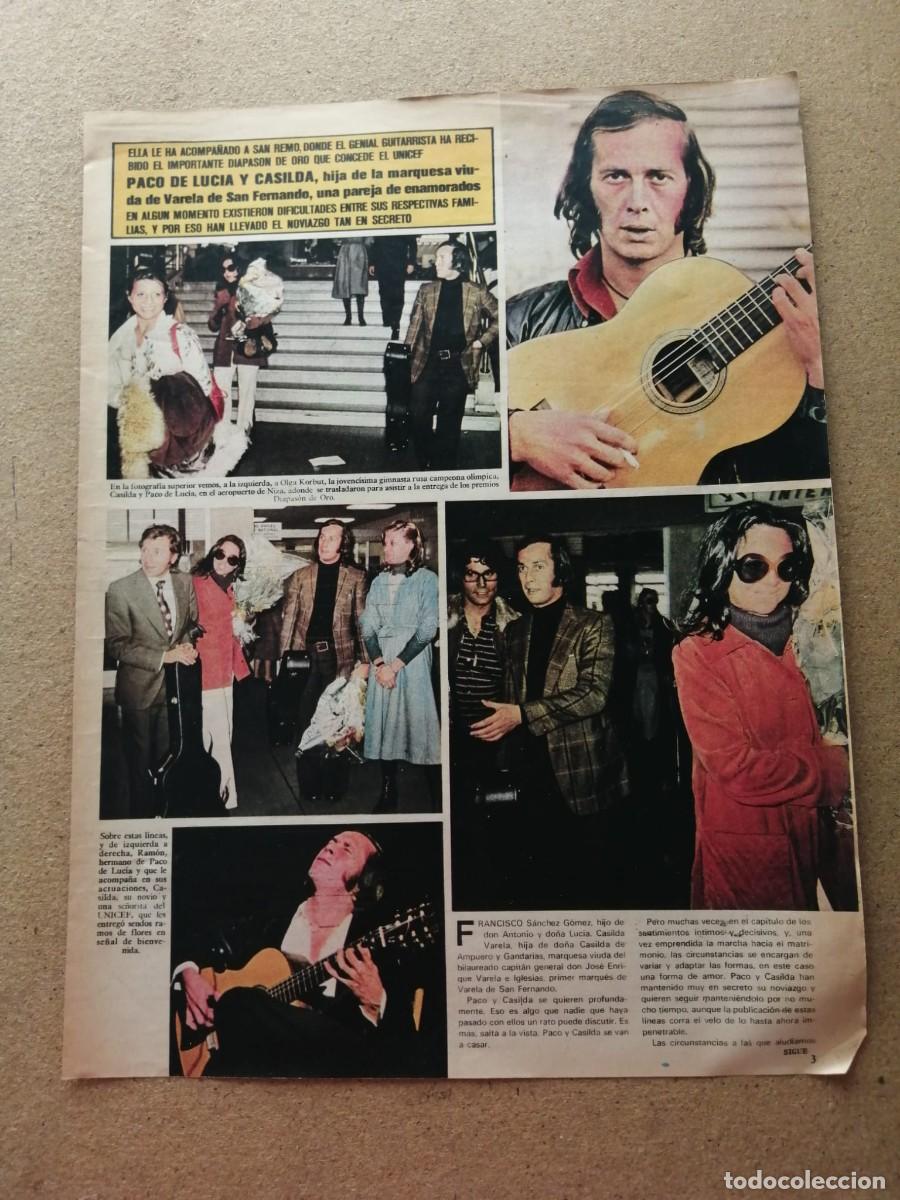 Otros Art&iacute;culos de Coleccionismo en Papel: REPORTAJE. PACO DE LUCIA Y CASILDA