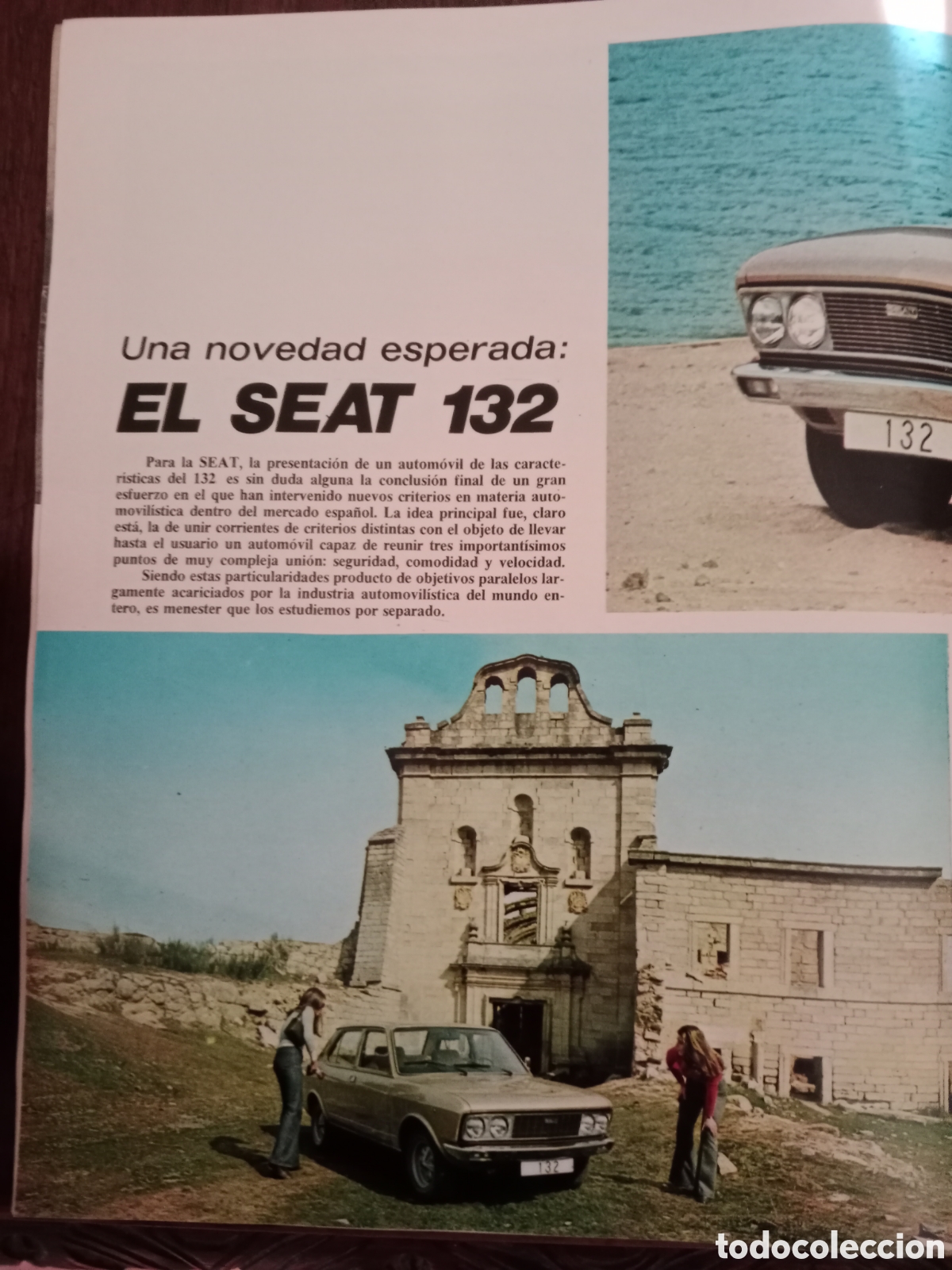 Otros Art&iacute;culos de Coleccionismo en Papel: Reportaje autom&oacute;vil Seat 132 de 1973
