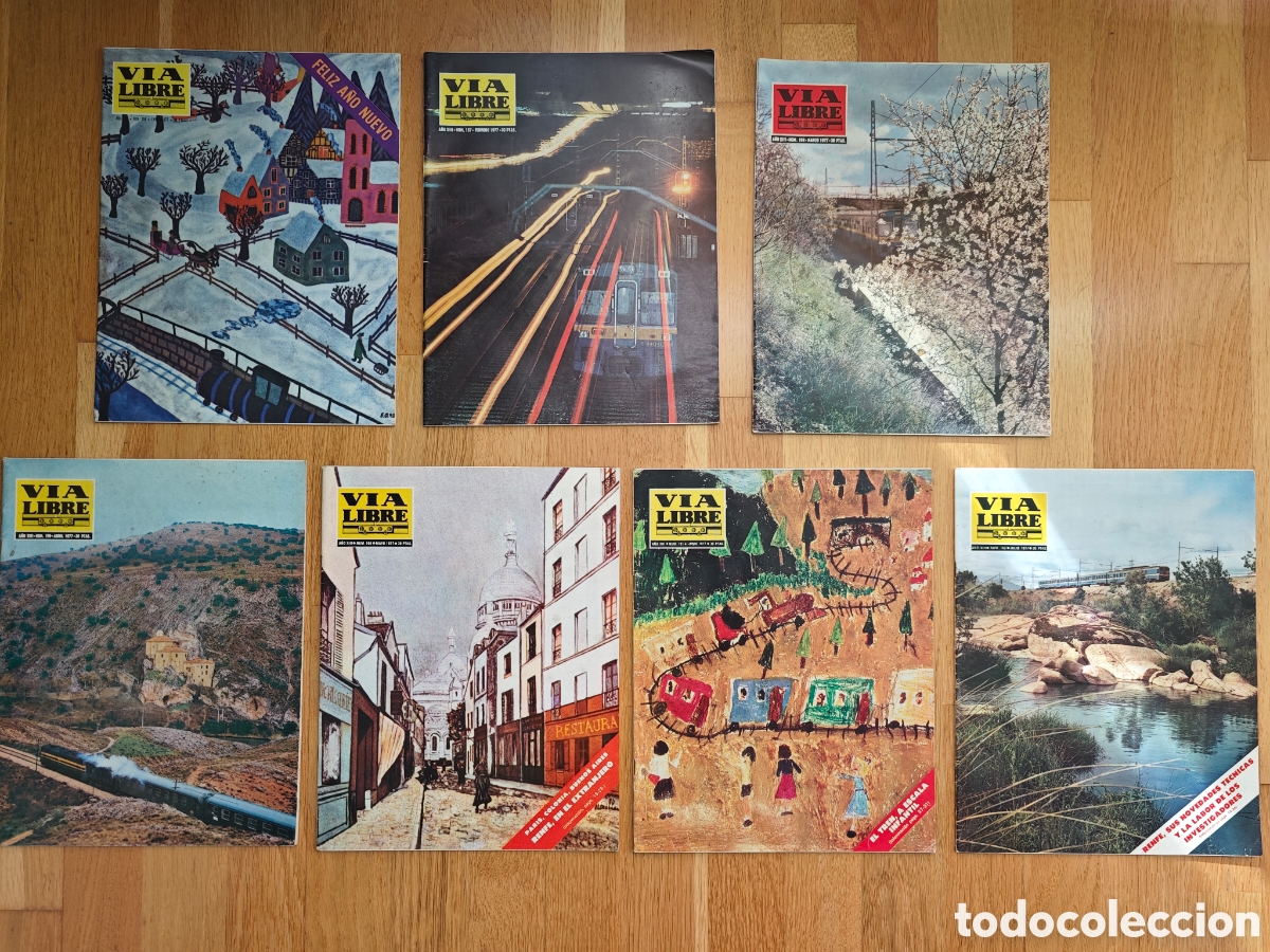 Paper Collecting Others: Lote 7 revistas v&iacute;a libre a&ntilde;o 1977