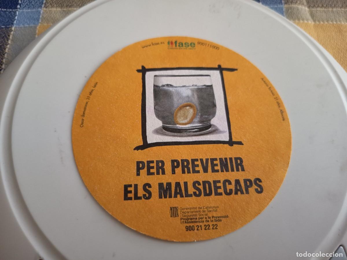 Sammelleidenschaft Andere Papierartikel: POSAVASOS A IDENTIFICAR CAMPA&Ntilde;A ANTI SIDA