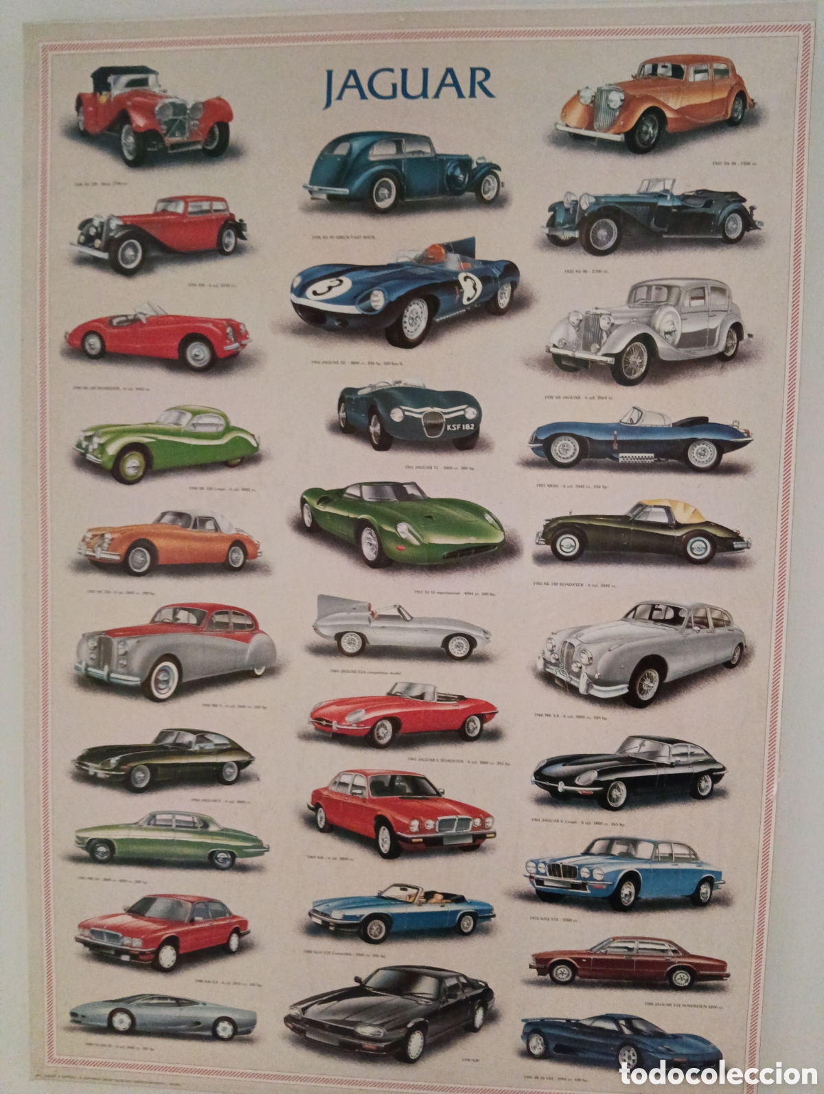 Otros Art&iacute;culos de Coleccionismo en Papel: P&oacute;ster TODOS LOS JAGUAR