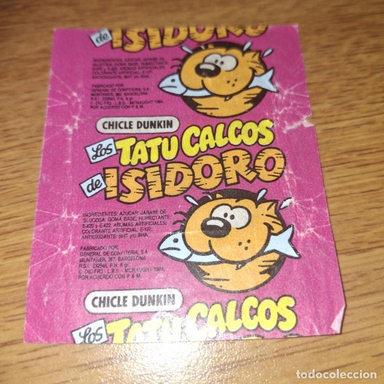 Altri oggetti di carta: Envoltura de chicle Isidoro Dunkin General de Confiteria