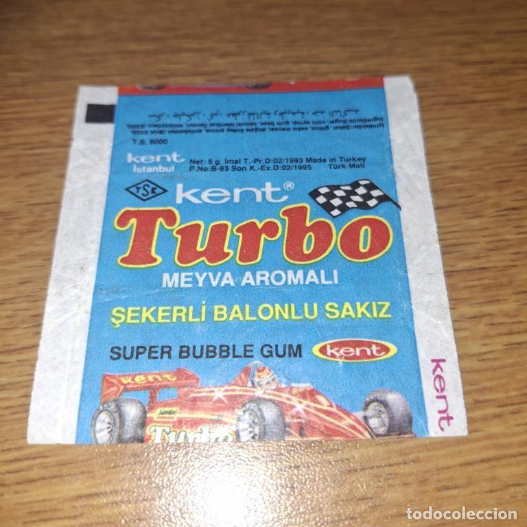 Otros Art&iacute;culos de Coleccionismo en Papel: Envoltura de chicle Turbo KENT 191-260 1993