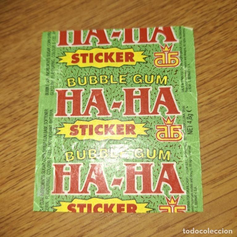 Otros Art&iacute;culos de Coleccionismo en Papel: Envoltura de chicle HA - HA para pegatinas Girls, Espa&ntilde;a