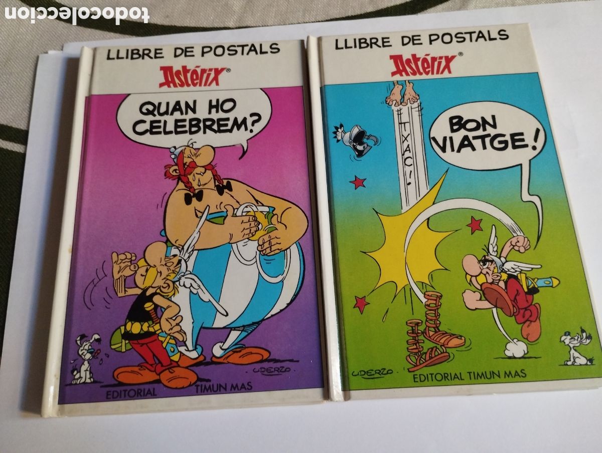 Collectionnisme Papier divers: Lote de 2 libros postales de Ast&egrave;rix a&ntilde;o 1991.