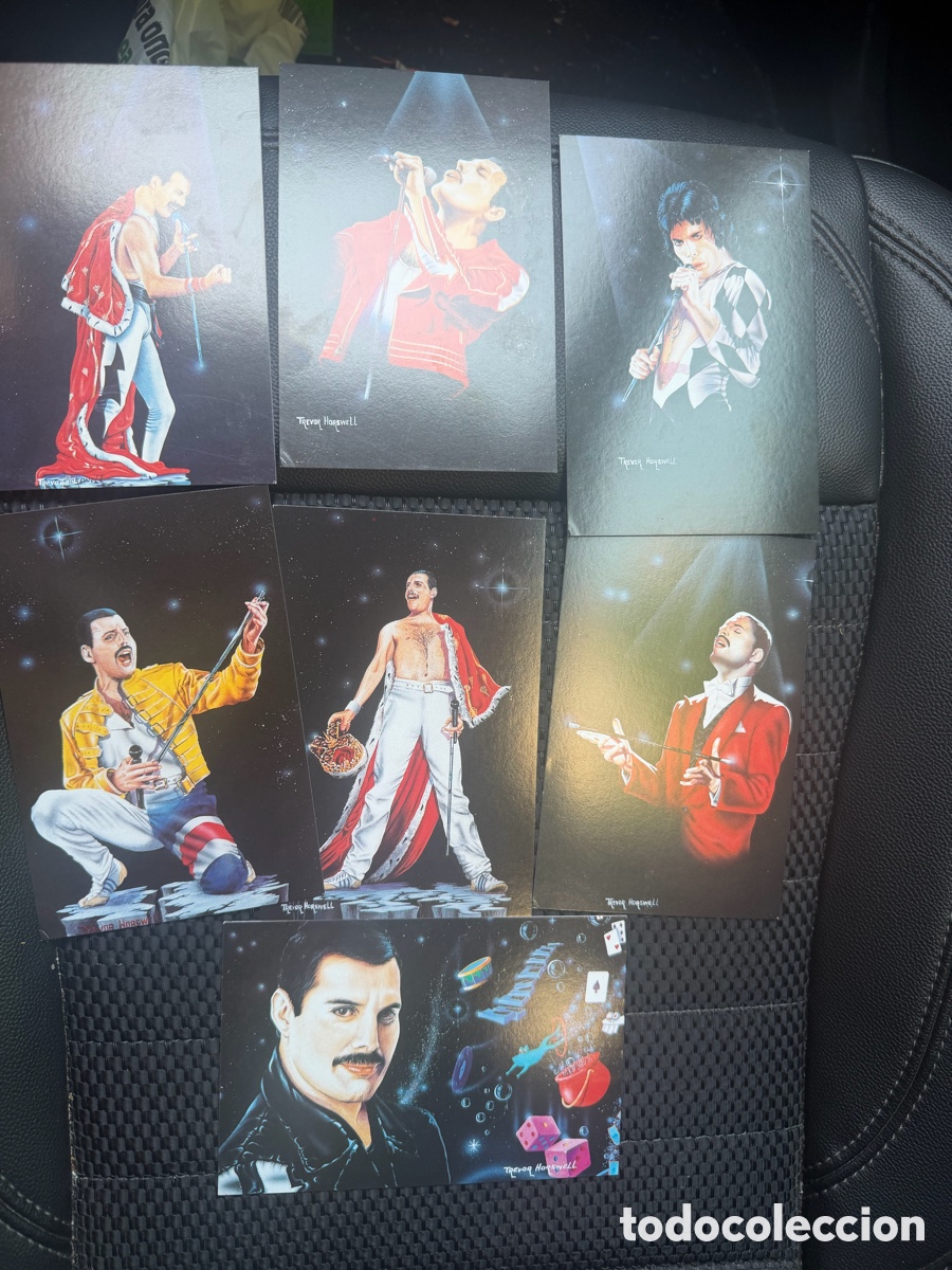Otros Art&iacute;culos de Coleccionismo en Papel: Lote set 7 postales post card trevor horswell new freddie mercury queen