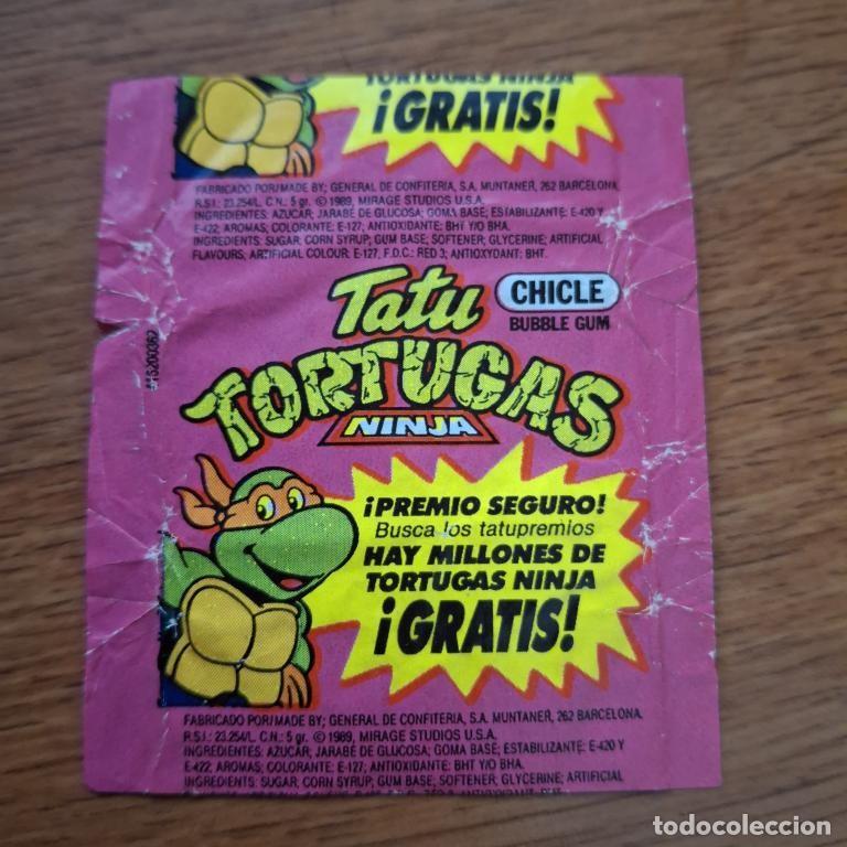 Sammelleidenschaft Andere Papierartikel: Envoltura de chicle Tatu Ninja. General de Confiteria. Espa&ntilde;a