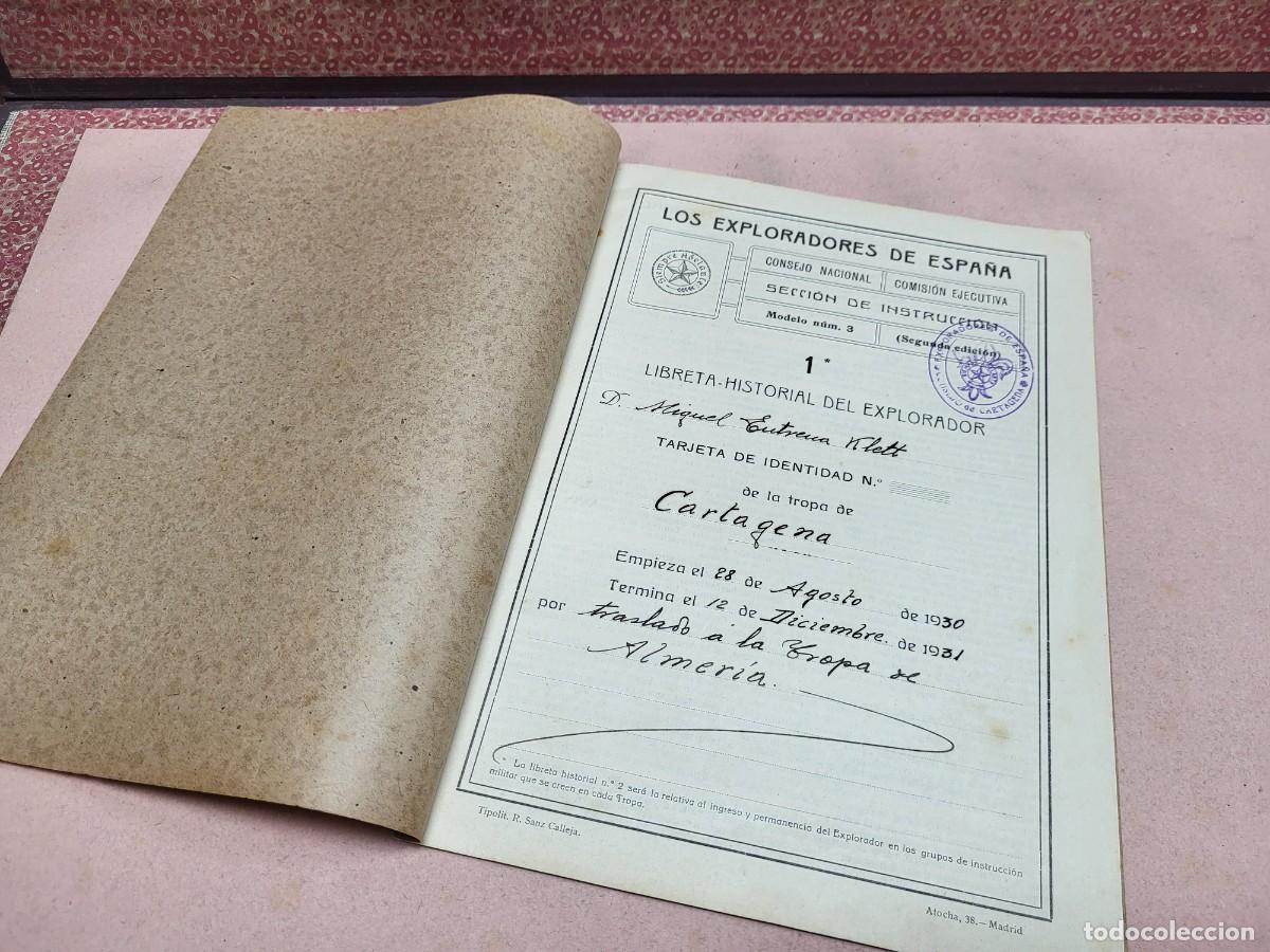 Sammelleidenschaft Andere Papierartikel: LIBRETA HISTORIAL SCOUT EXPLORADORES TROPA CARTAGENA MURCIA ENTRENA KLETT PILOTO AVIACION FRANQUISMO