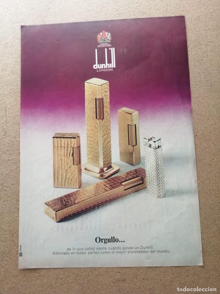 Collectionnisme Papier divers: ANUNCIO. ENCENDEDORES DUNHILL