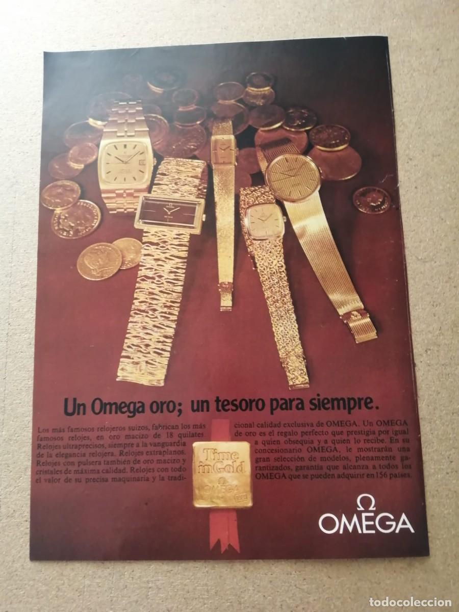 Otros Art&iacute;culos de Coleccionismo en Papel: ANUNCIO. RELOJES OMEGA