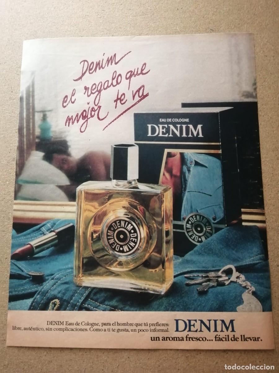 Collectionnisme Papier divers: ANUNCIO. EAU DE COLOGNE DENIM