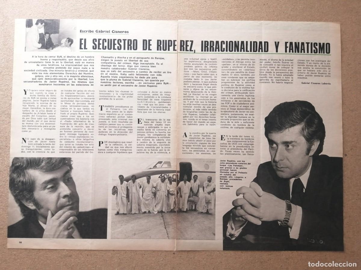 Otros Art&iacute;culos de Coleccionismo en Papel: REPORTAJE. EL SECUESTRO DE JAVIER RUPEREZ