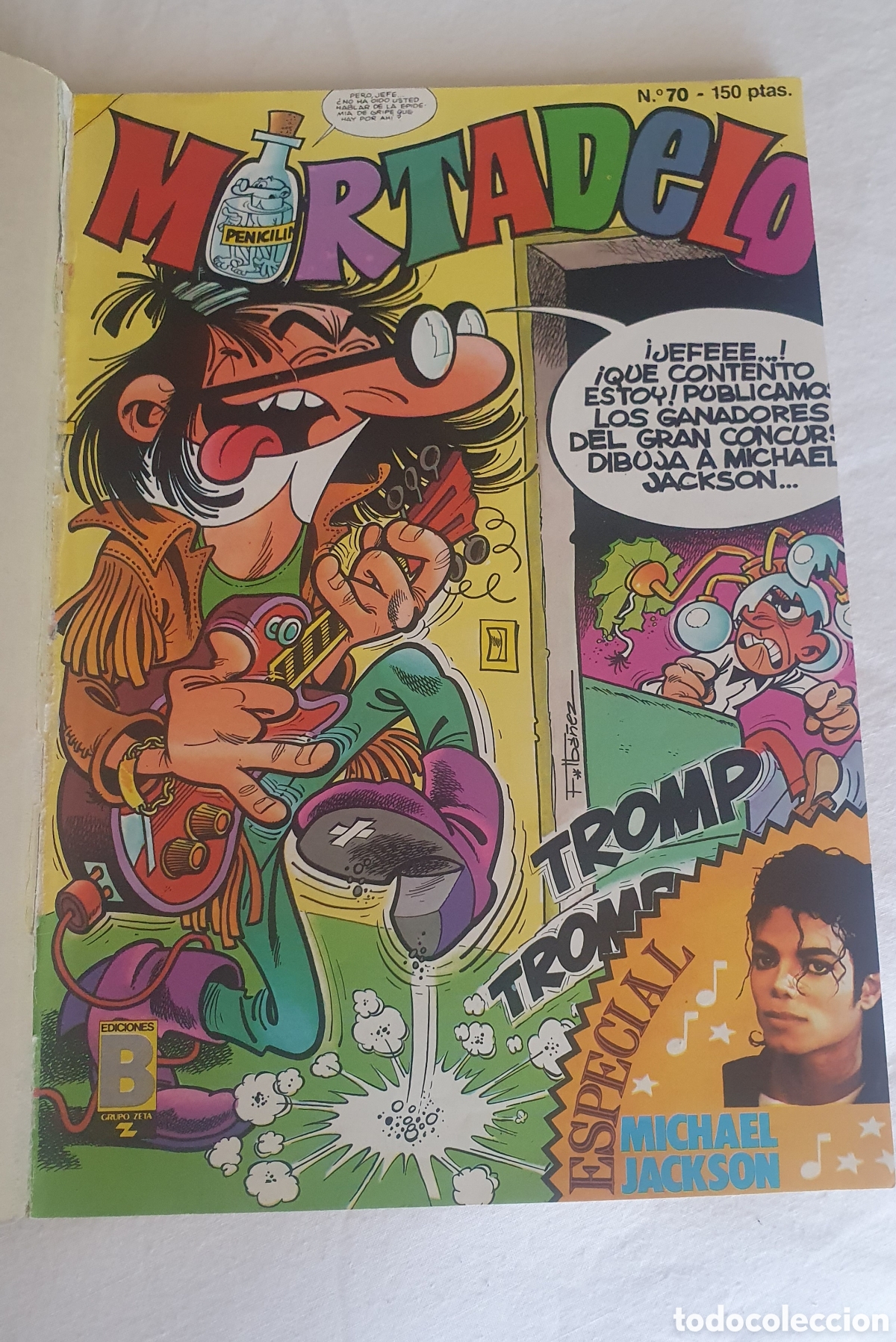 Otros Art&iacute;culos de Coleccionismo en Papel: Galer&iacute;as del Humor con el especial Mortadelo n&deg; 70 Michael Jackson