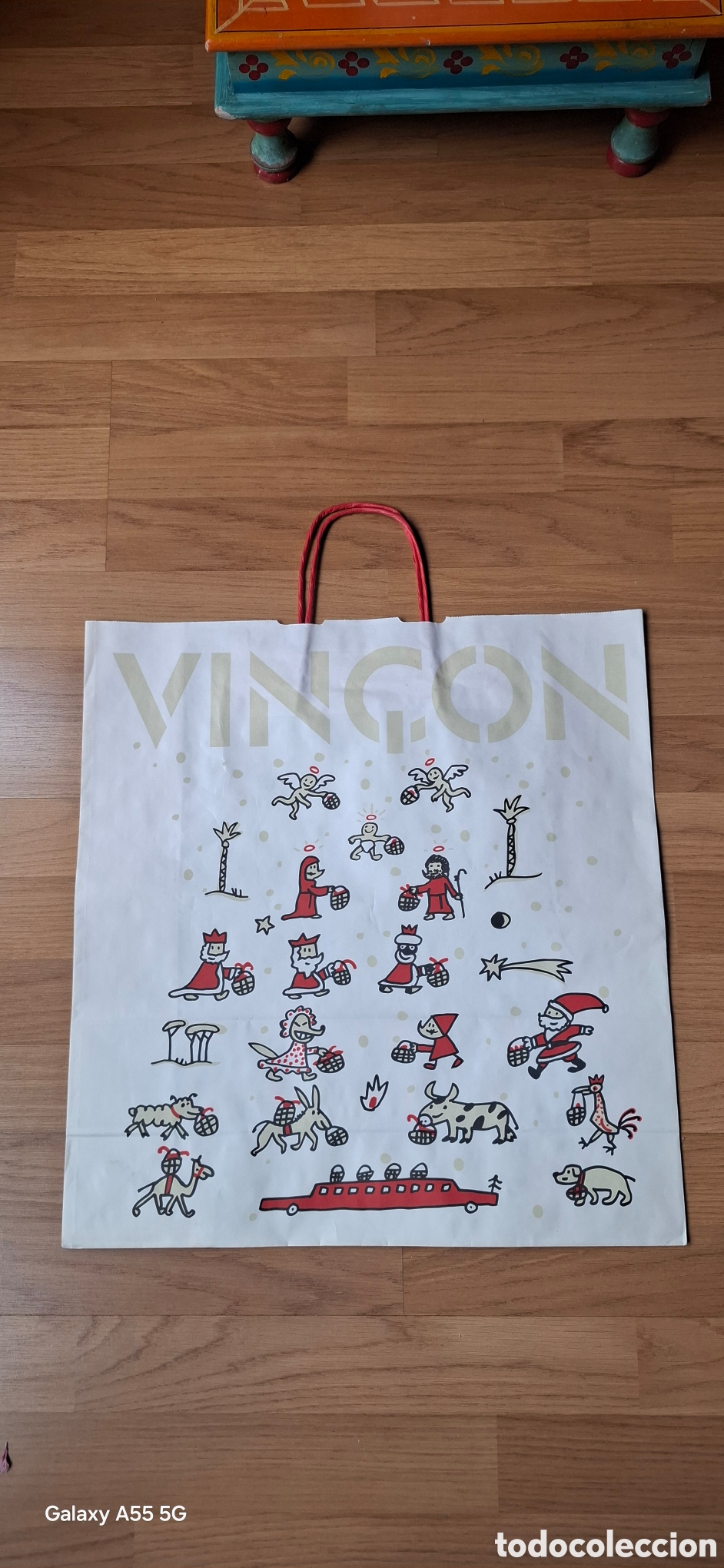 Outros artigos de papel: Bolsa papel publicidad VIN&Ccedil;ON