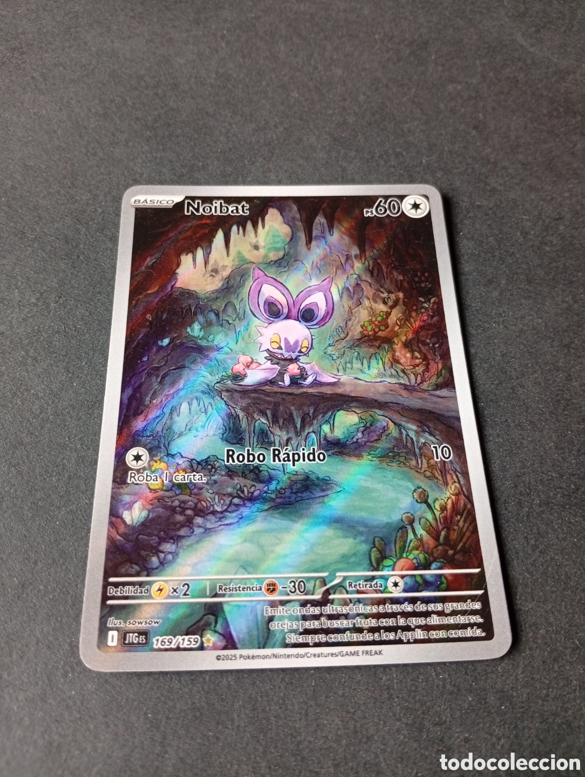 Otros Art&iacute;culos de Coleccionismo en Papel: Carta Pok&eacute;mon Noibat