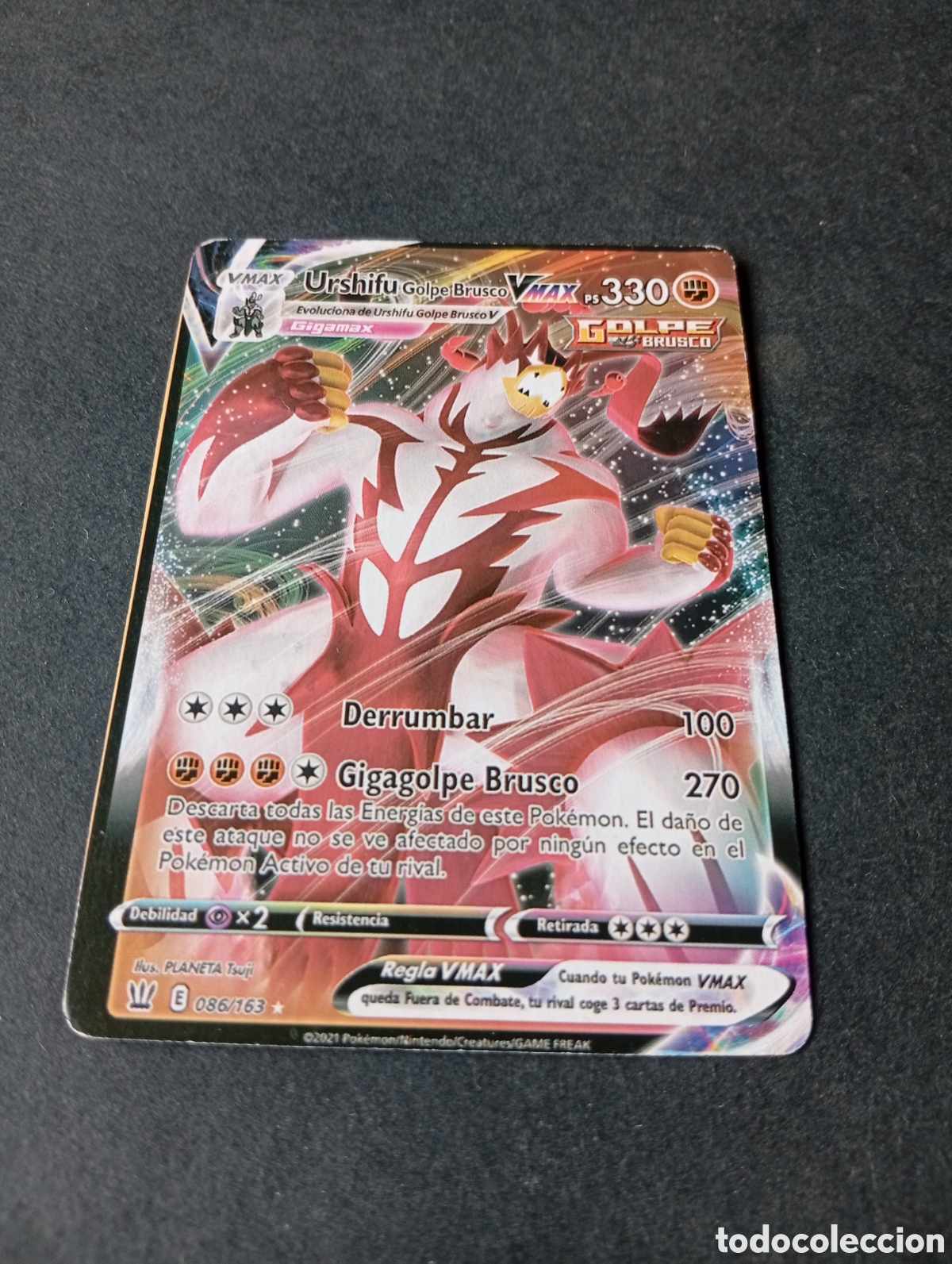 Otros Art&iacute;culos de Coleccionismo en Papel: Carta Pok&eacute;mon Urshifu