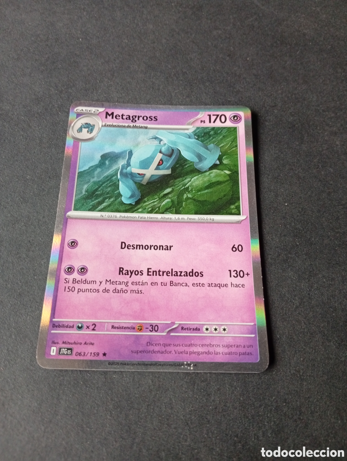 Sammelleidenschaft Andere Papierartikel: Carta Pok&eacute;mon Metagross