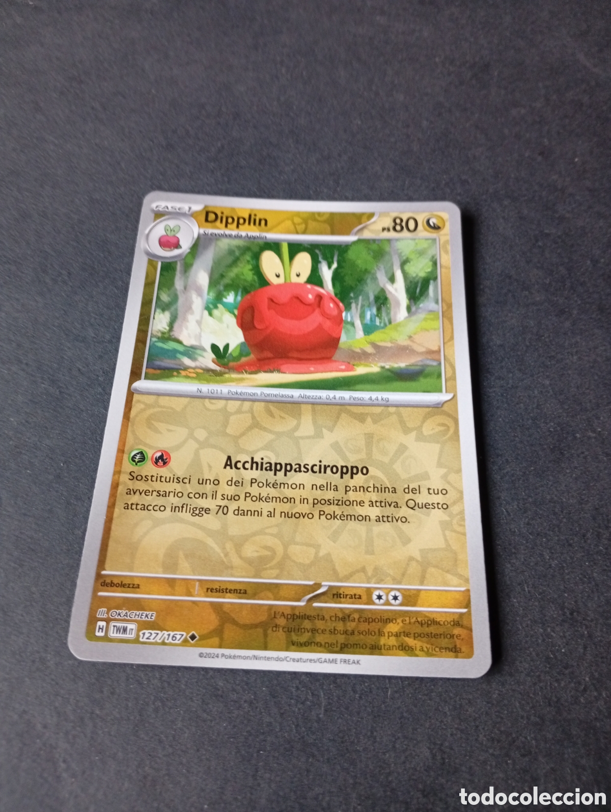 Otros Art&iacute;culos de Coleccionismo en Papel: Carta Pok&eacute;mon Dipplin....
